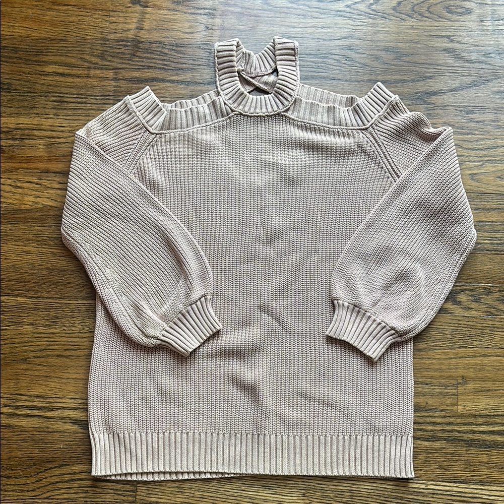 Vici Cream Off-the-Shoulder Sweater